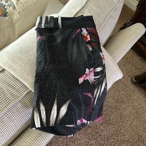 White House Black Market tropical shorts